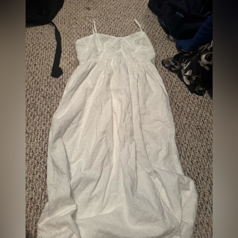 White Eyelet Sundress